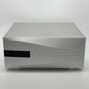 dCS Vivaldi CD Transport Silver Pre-Owned Front View, Available at Loud and Clear Glasgow, Scotland, U.K.