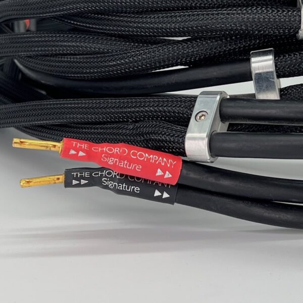 Chord Company Signature Speaker Cable 4m Pre-Owned Plug View, Available at Loud and Clear Glasgow, Scotland, U.K.
