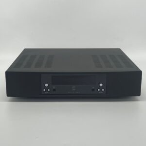 Linn Majik DSM 1 Black Streaming Amplifier Pre-Owned Front View, Available at Loud and Clear Glasgow, Scotland, U.K.