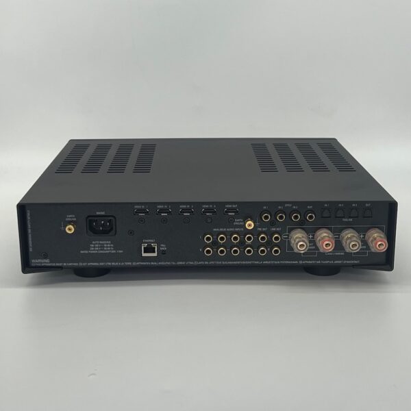 Linn Majik DSM 1 Black Streaming Amplifier Pre-Owned Rear View, Available at Loud and Clear Glasgow, Scotland, U.K.