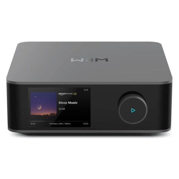 Wiim Amp Ultra Streaming Amplifier New Front View, Available at Loud and Clear Glasgow, Scotland, U.K.