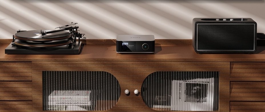 Wiim Amp Ultra Streaming Amplifier New Lifestyle 1, Available at Loud and Clear Glasgow, Scotland, U.K.