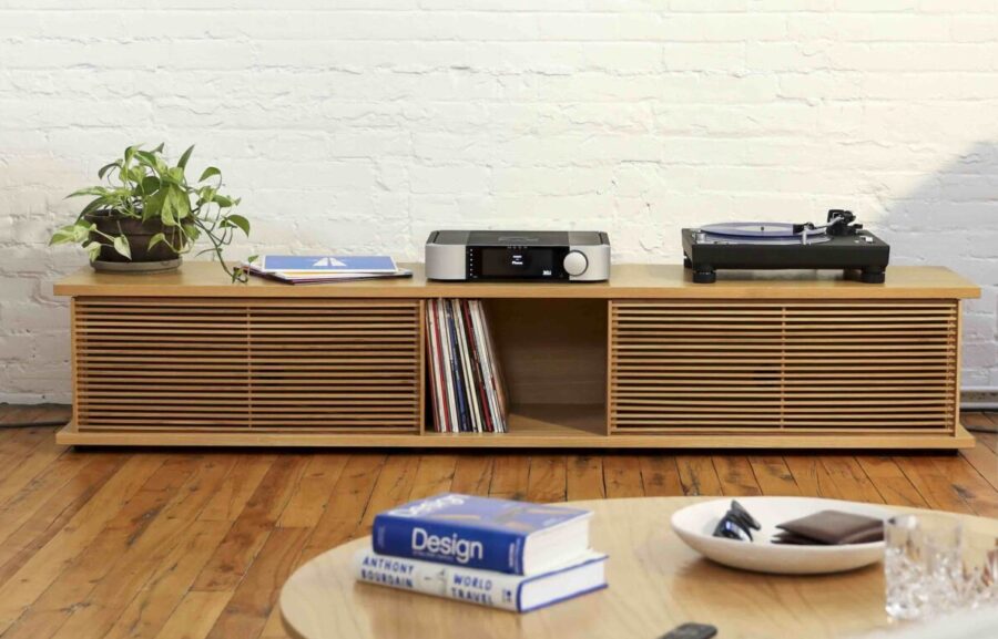 MOON 371 Network streaming amplifier in room lifestyle system image
