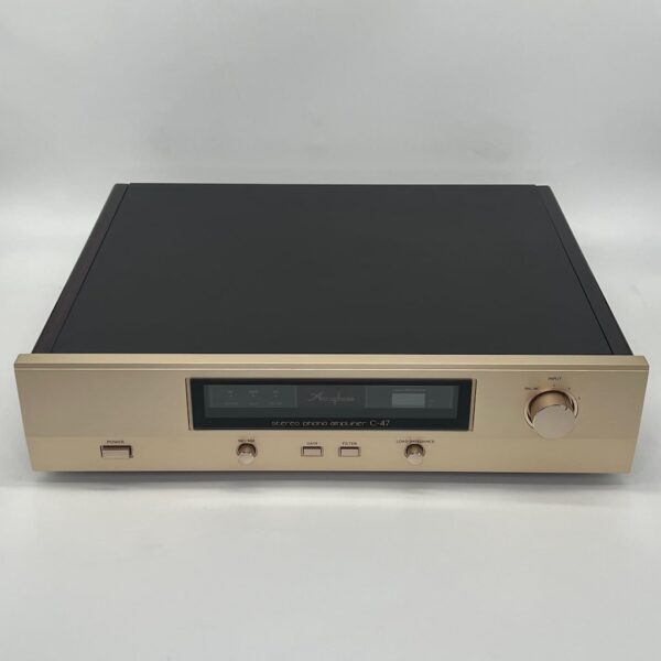 Accuphase C-47 Phono Stage Ex-demonstration Front View, Available at Loud and Clear Glasgow, Scotland, U.K.