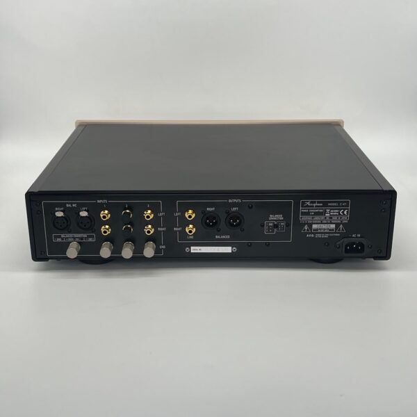 Accuphase C-47 Phono Stage Ex-demonstration Rear View, Available at Loud and Clear Glasgow, Scotland, U.K.