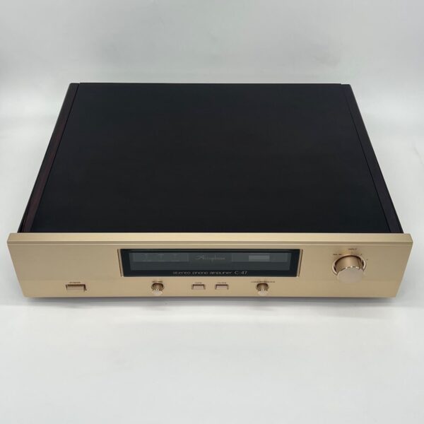 Accuphase C-47 Phono Stage Ex-demonstration Top View, Available at Loud and Clear Glasgow, Scotland, U.K.