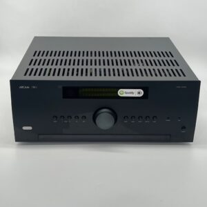 Arcam AVR390 AV Receiver Pre-Owned Front View, Available at Loud and Clear Glasgow, Scotland, U.K.