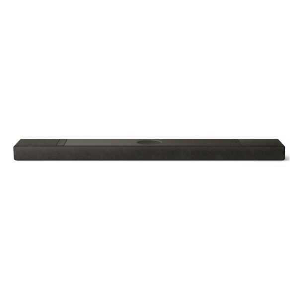 KEF XIO Sound Bar Slate Black New Front View View Available at Loud and Clear Glasgow Hifi Shop, Glasgow, Scotland, U.K.