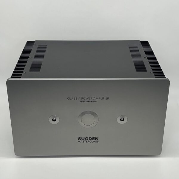 Sugden Masterclass MPA4 Mono Power Amplifier Silver Pre-owned R Top View, Available at Loud and Clear Glasgow, Scotland, U.K.