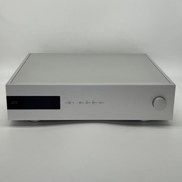 dCS Bartok Non-Apex Streaming DAC Silver Pre-Owned Front View, Available at Loud and Clear Glasgow, Scotland, U.K.