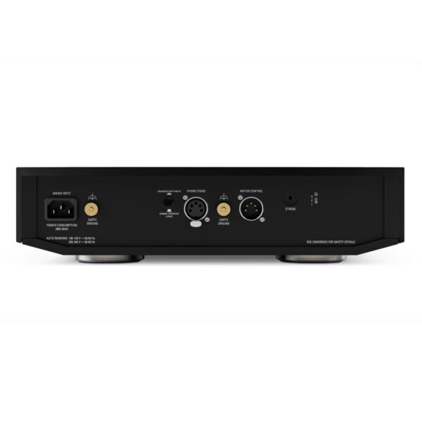 Linn Klimax Radikal Power Supply for LP12 Black New Rear View, Available at Loud and Clear Hi-Fi, Glasgow, Scotland, UK