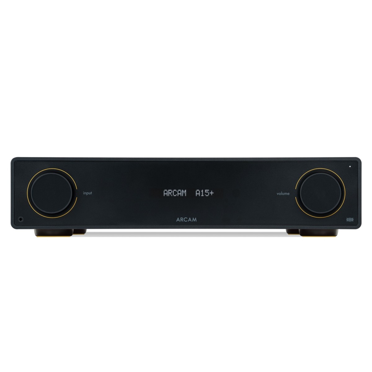 Arcam A15+ Integrated Amplifier New Front View from loud and clear glasgow, scotland, uk