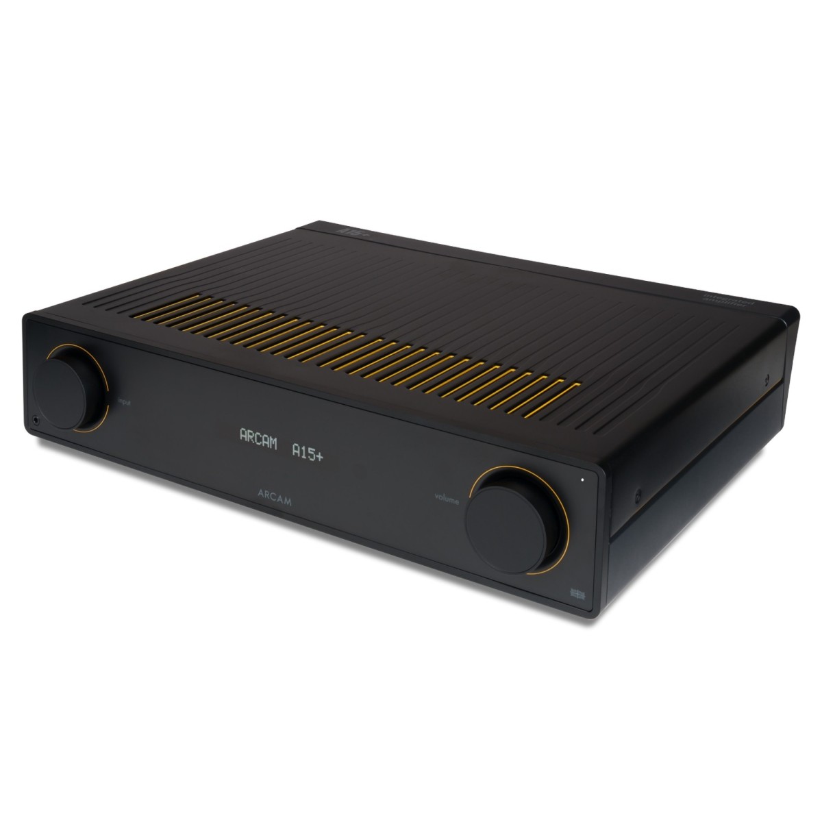 Arcam A15+ Integrated Amplifier New Side View from loud and clear glasgow, scotland, uk