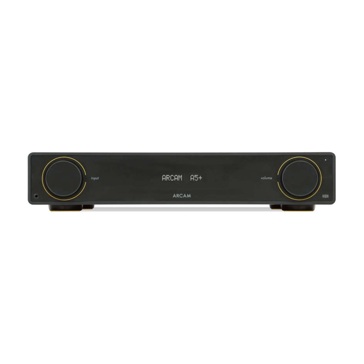 Arcam A5+ Integrated Amplifier New Front View from loud and clear glasgow, scotland, uk
