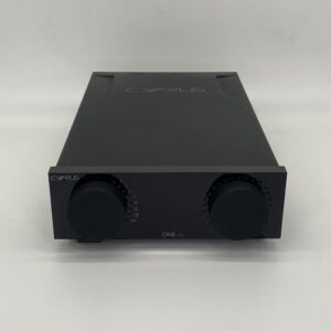 Cyrus ONE HD Integrated Amplifier Pre-Owned Front View, Available at Loud and Clear Glasgow, Scotland, U.K.