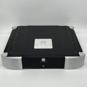 Moon 820S Power Supply Two-Tone Pre-Owned Front View, Available at Loud and Clear Glasgow, Scotland, U.K.