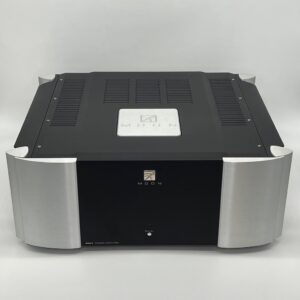 Moon 860A V1 Stereo Power Amplifier Pre-Owned Two-Ton Front View, Available at Loud and Clear Glasgow, Scotland, U.K.