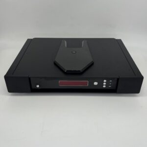 Rega Saturn Mk2 CD Player Pre-Owned Front View, Available at Loud and Clear Glasgow, Scotland, U.K.