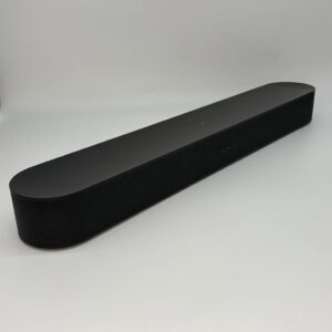 Sonos Beam 2 Ex-Demo Soundbar Black Angle View, Available at Loud and Clear Glasgow, Scotland, U.K.