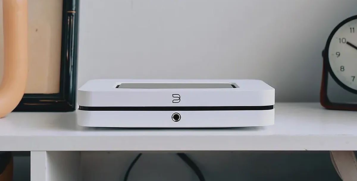 Bluesound Node 2024 Music Streamer White New lifestyle copy from loud and clear glasgow, scotland, uk