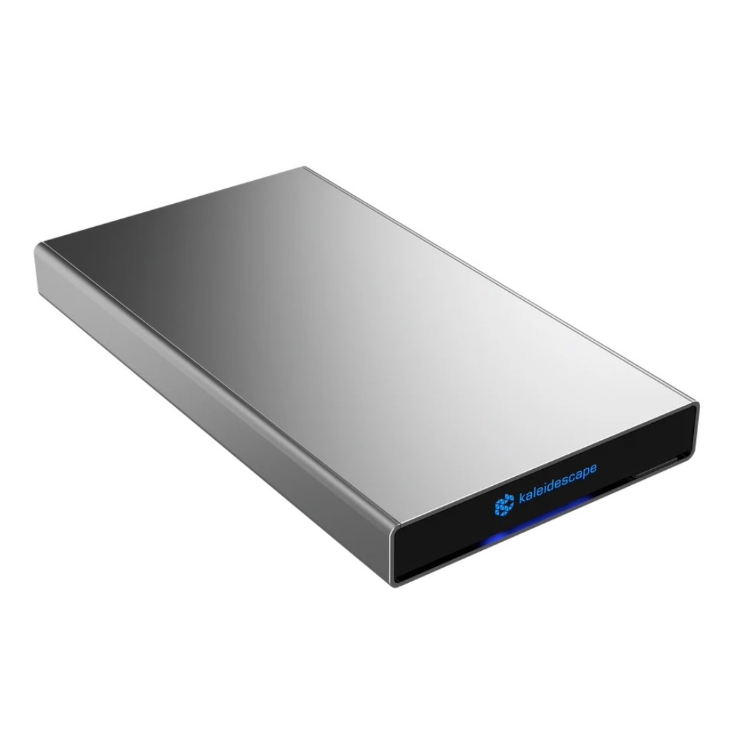 Kaleidescpae Compact Terra 8TB Movie Server New Angle View from loud and clear hi-fi, glasgow, scotland, uk