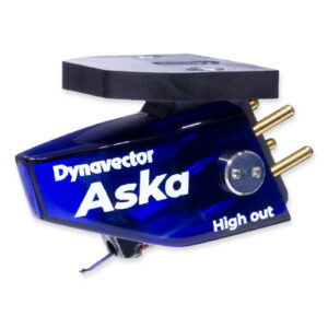 Dynavector Aska High low Output Moving Coil Cartirdge New Side View from loud and clear hi-fi, glasgow, scotland, uk