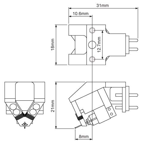 Dynavector Ultima MC Cartridge New Diagram 4 from loud and clear hi-fi, glasgow, scotland, uk