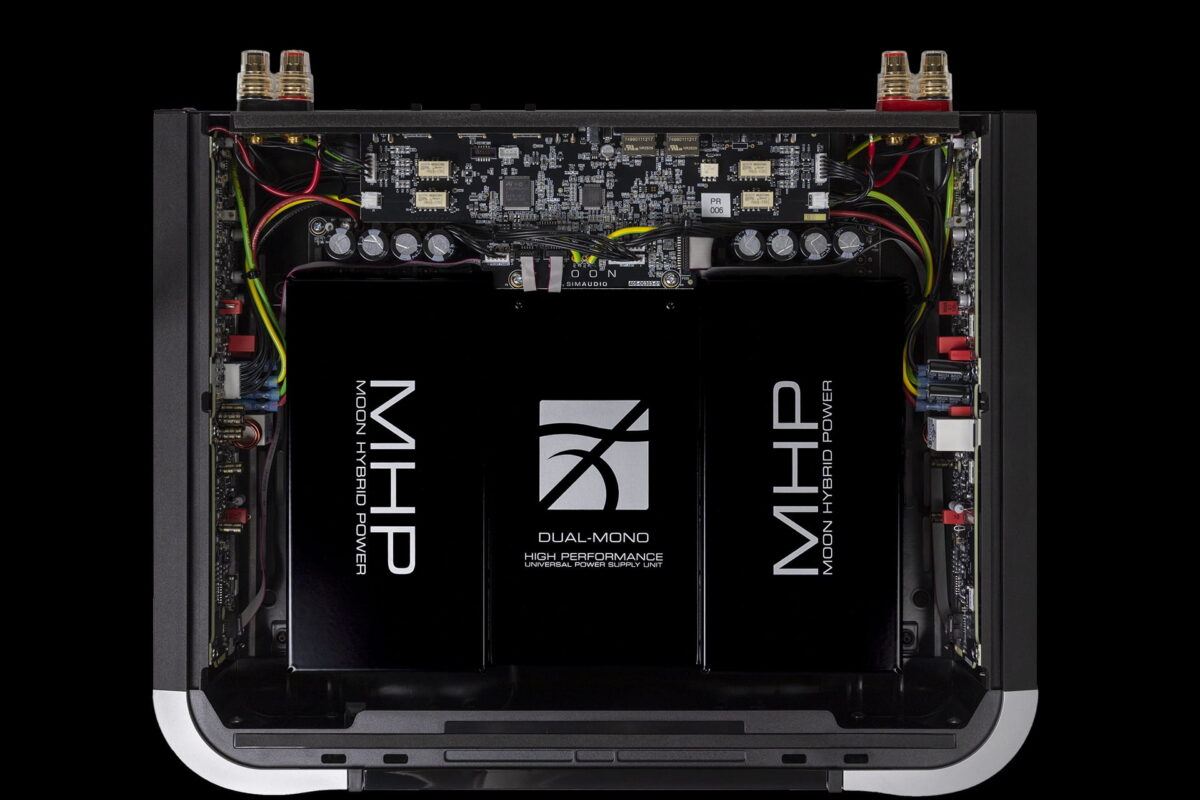Moon 461 Stereo Power Amplifier Compass New Internal View Two Tone high-end luxury audio from scotland's finest hi-fi retailer, loud and clear glasgow, uk