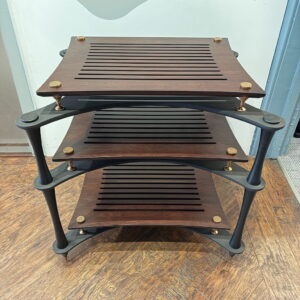 Quadraspire X-reference Hi-fi Stand 3 tier Pre-Owned Front View, Available at Loud and Clear Glasgow, Scotland, U.K.