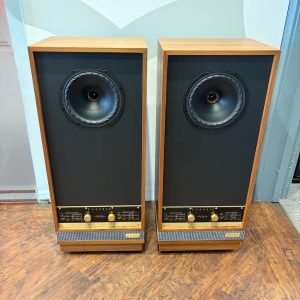 Fyne Audio Vintage Classic 8 Floorstanding Speakers Pre-Owned Front View, Available at Loud and Clear Glasgow, Scotland, U.K.