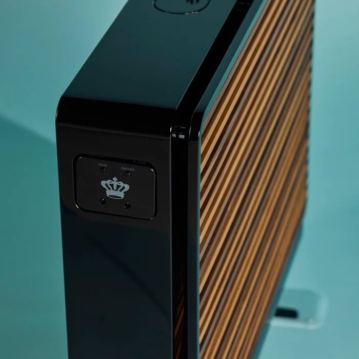 PL2_Black_Wood_Grill_Blue_Sweep_V1, Available from Loud and Clear Glasgow, Scotland. U.K.